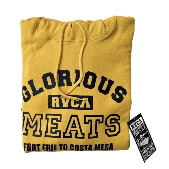 RVCA Cotton Matty Matheson Relaxed Fit Hoodie Size M - Picture 3 of 11